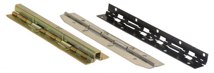 Spring Loaded Piano Hinges - Continuous Hinges